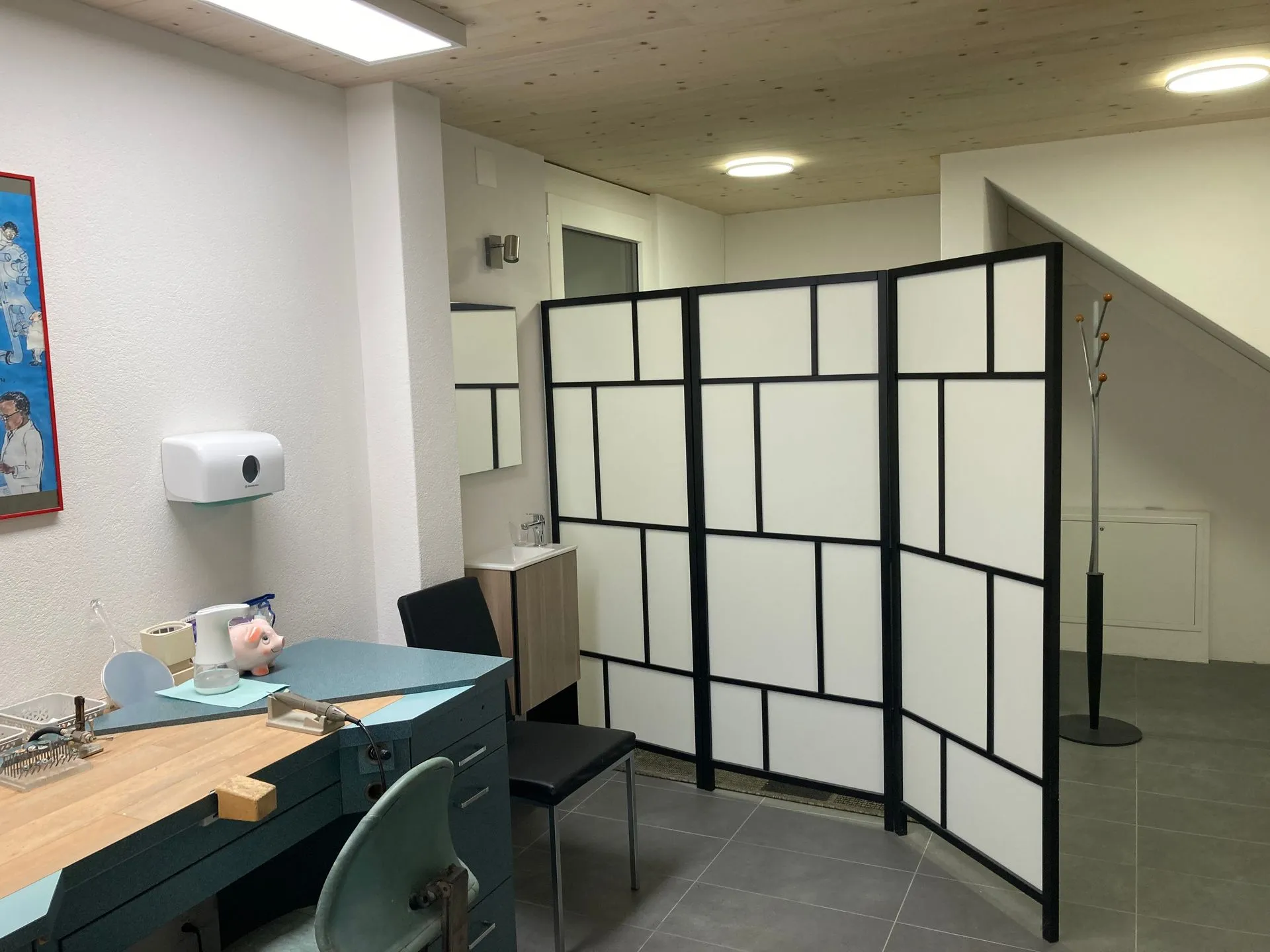 Beratungsbereich im Labor Schorer in Thun